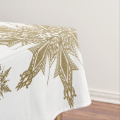 Golden Snowflakes Tafelkleed (Voorbeeld)