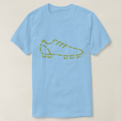 Golden Soccer Shoe Advanced Art Mannen T-shirt (Design voorkant)