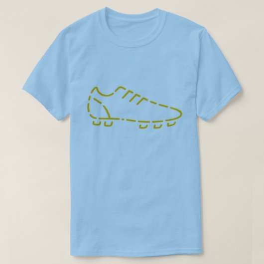 Golden Soccer Shoe Advanced Art Mannen T-shirt (Design voorkant)