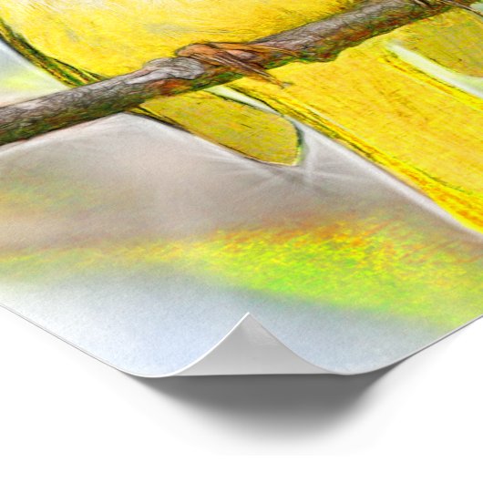 Golden Songbird Poster (Hoek)