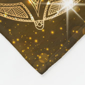 Golden Sound of Om Fleece Deken (Hoek)