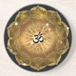 Golden Sound of Om Zandsteen Onderzetter