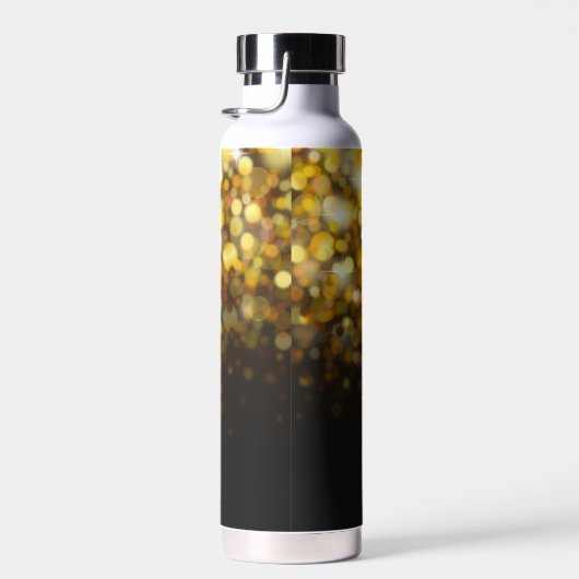 Golden Sparking Bokeh Stars Beauful Waterfles (Rechts)