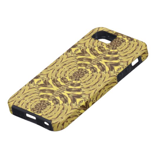 Golden Sparkle JEWEL Print Case-Mate iPhone Case (Onderkant)