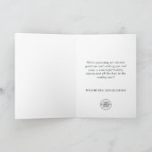 Golden Sparkle-kerstbal Corporate Greeting Feestdagen Kaart (Binnen)