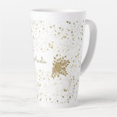  Golden Sparkle Latte Mok (Rechterhoek)