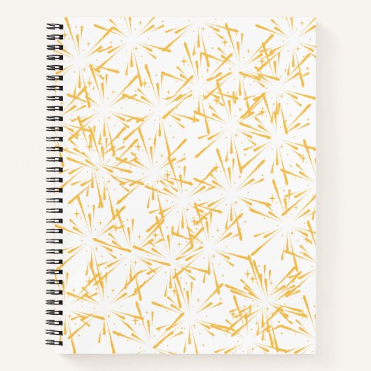 Golden Sparks Spiral Notitieboek (Voorkant)