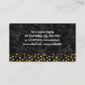 Golden Specks | Marmer Visitekaartje (Achterkant)