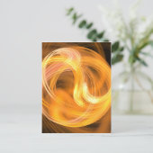 Golden Sphere Briefkaart (Staand voorkant)