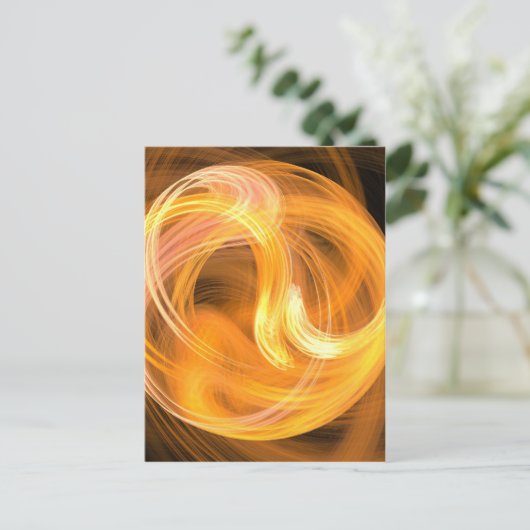 Golden Sphere Briefkaart (Staand voorkant)