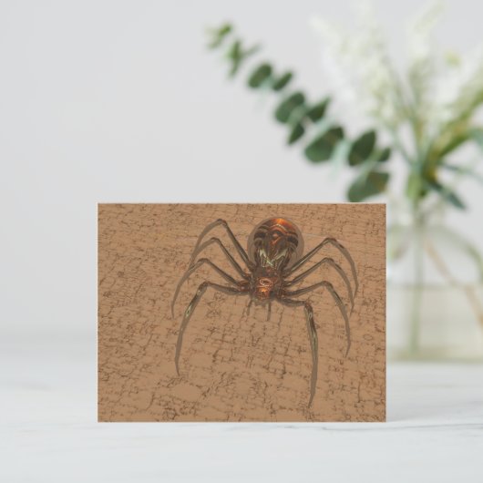 Golden Spider Briefkaart (Staand voorkant)