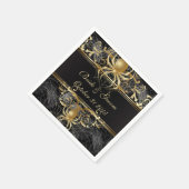 Golden Spider Paper Party Napkins Servet (Hoek)