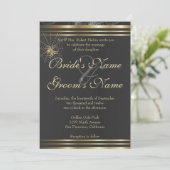 Golden Spiders: Doe mee met het uitnodigen van de Kaart (Staand voorkant)