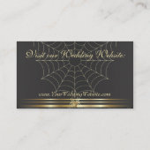 Golden Spiders Website Wedding Kaart (Achterkant)