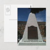 Golden Spike Monument Briefkaart (Voorkant / Achterkant)