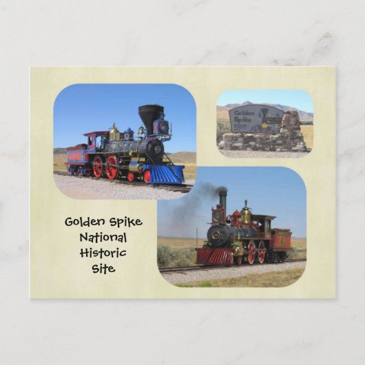 Golden Spike National Historic Site Briefkaart (Voorkant)