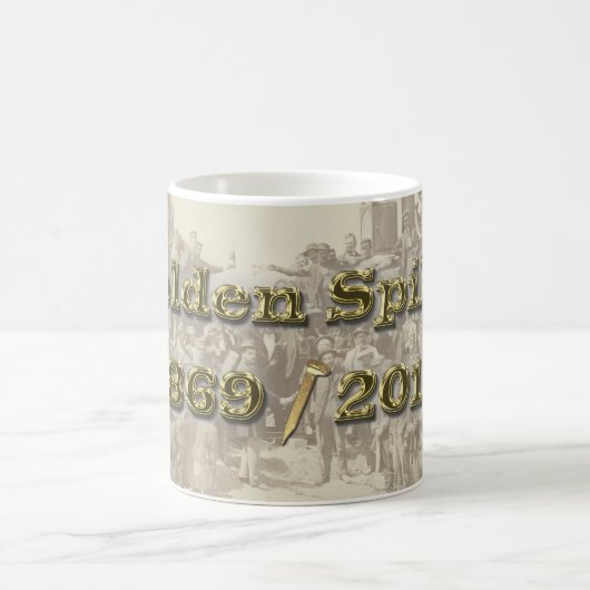 Golden Spike Transcontinental Railroad Sesquincent Koffiemok (Center)