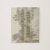 Golden Spike Transcontinental Railroad Sesquincent Legpuzzel (Verticaal)