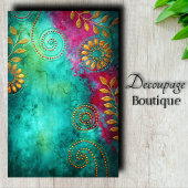 Golden Spiral Decoupage Tissuepapier