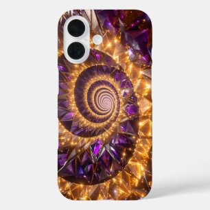 Golden Spiral Dreamscape iPhone 16 Hoesje