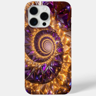 Golden Spiral Dreamscape iPhone 15 Pro Max Hoesje