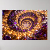 Golden Spiral Dreamscape Poster (Voorkant)
