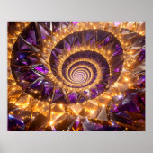 Golden Spiral Dreamscape Poster (Voorkant)