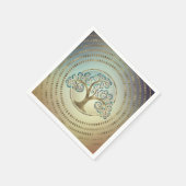 Golden Spiral en marmer Servet (Hoek)