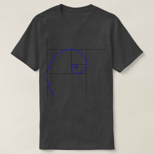 Golden Spiral Fibonacci Spiral 1 T-shirt (Design voorkant)