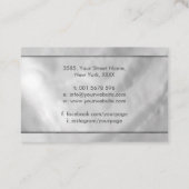 Golden Spiral - Pearl en Silver Visitekaartje (Achterkant)