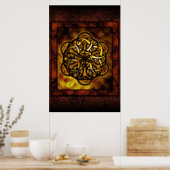 Golden Spiral Poster (Keuken)
