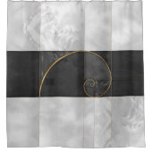Golden Spiral - Sacred Geometry Douchegordijn (Voorkant)