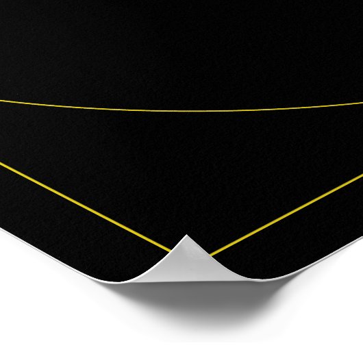 Golden Spiral Sacred Geometry Poster (Hoek)