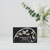 Golden Spiral - Sacred Geometry Tree Branch Visitekaartje (Staand voorkant)