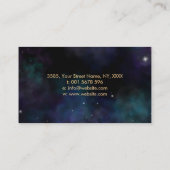 Golden Spiral - Sacred Geometry Visitekaartje (Achterkant)