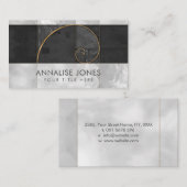 Golden Spiral - Sacred Geometry Visitekaartje (Voorkant / Achterkant)