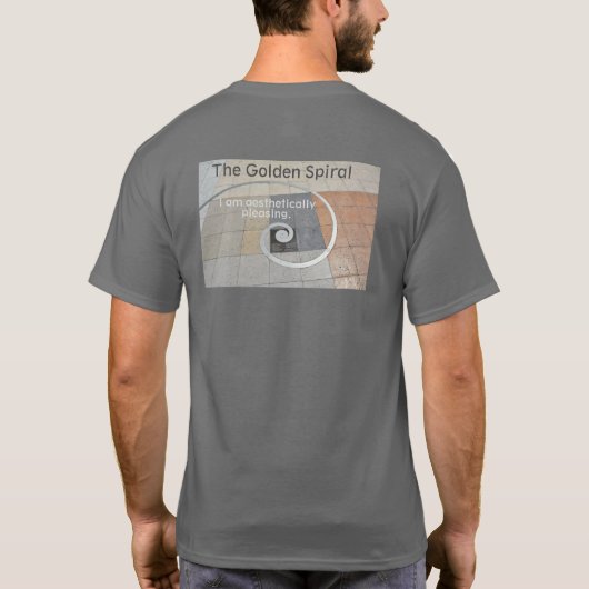 Golden Spiral T-shirt (Achterkant)