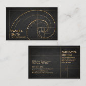 Golden Spiral Wave Visitekaartje (Voorkant / Achterkant)