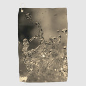 Golden Splash Golfhanddoek (Voorkant)