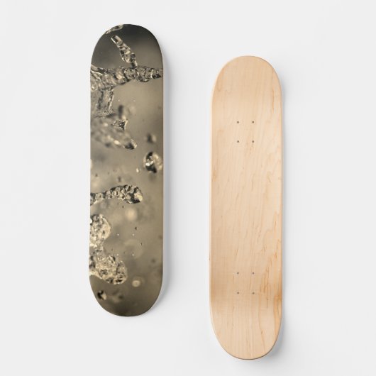 Golden Splash Persoonlijk Skateboard (Voorkant)