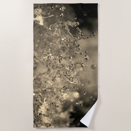 Golden Splash Strandlaken (Voorkant)