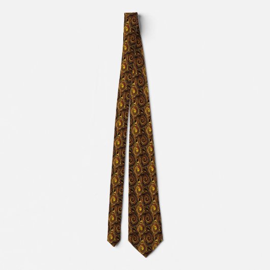 Golden Sprals Stropdas (Achterkant)