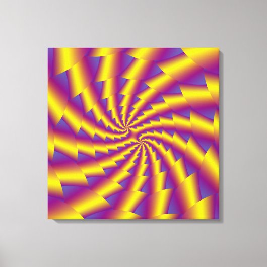 Golden Spring Spiral Canvas Afdrukken (Voorkant)