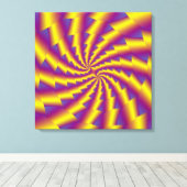 Golden Spring Spiral Canvas Afdrukken (Insitu (Houten vloer))