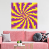 Golden Spring Spiral Canvas Afdrukken (Insitu (Woonkamer))