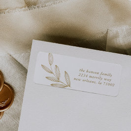 Golden Sprout Return Label