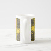 Golden Square Porselein Kop (Achterkant)