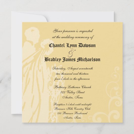 Golden Squared Eenmaal op time uitnodiging (Achterkant)