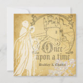 Golden Squared Eenmaal op time uitnodiging (Voorkant)