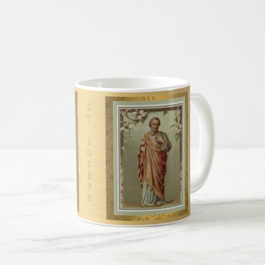 Golden St. Joseph Mok w gebed FEAST (Voorkant rechts)